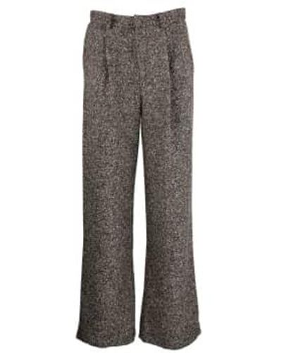 Les Bohémiennes Pantalones tweed - Gris