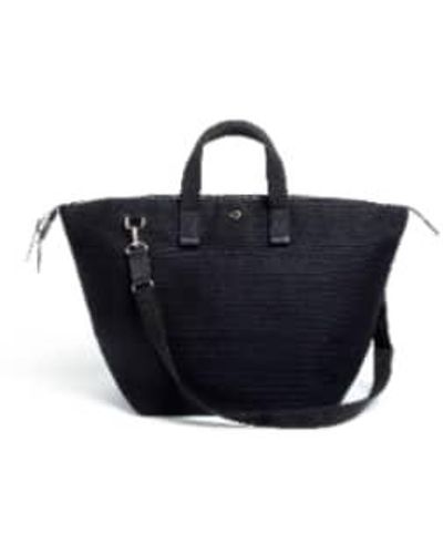 Cabas N°32 Medium Bowler Bag + Shoulder Strap / /brown/blue