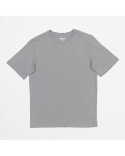 Jack & Jones Camiseta lgada básica algodón orgánico en gris claro