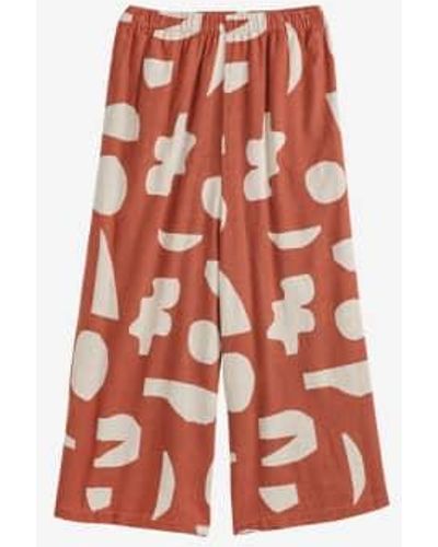 Bobo Choses Burgund Summer Landscape Culottes - Rot