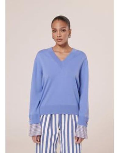 Tara Jarmon Primrose Sweater 1 - Blue
