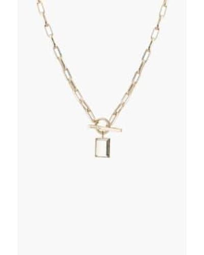 Tutti & Co Ne695g Flare Necklace One Size / - Metallic