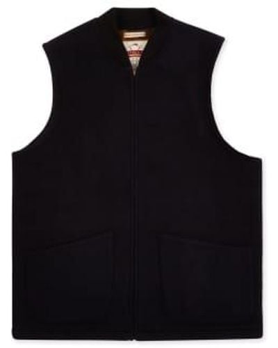 Burrows and Hare Gilet Navy Xl - Black