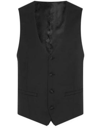 Remus Uomo Rocco Dinner Suit Tuxedo Waistcoat 44 - Black