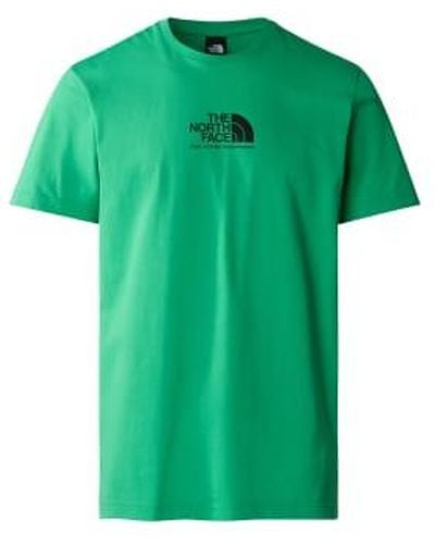 The North Face T Shirt Fine Alpine - Verde