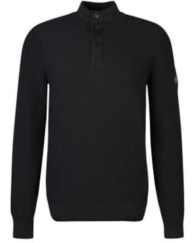 Barbour International Moss Knitted Sweater M - Black