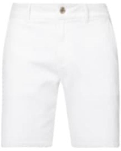 PAIGE Creme thompson shorts - Weiß