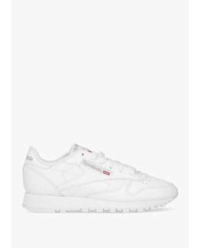 Reebok S Classic Leather Trainers - White
