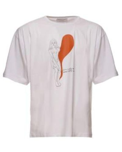 Societe Anonyme T-shirt bas tee tel sa3455u93 - Blanc