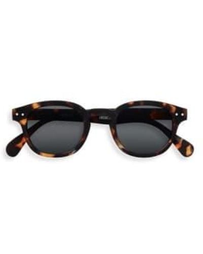 Izipizi #c Sunglasses Tortoise +2 - Black