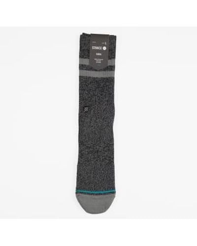 Stance Chaussettes d'équipage l'agrafes narques noires - Gris