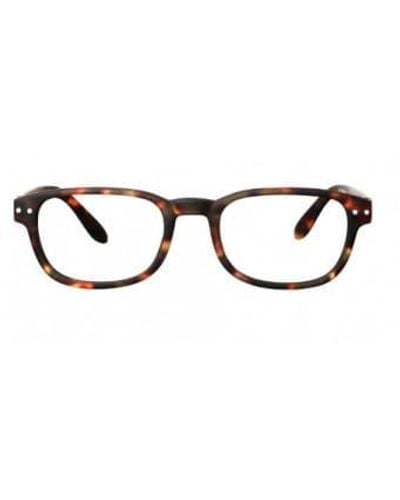 Izipizi Tortoise Style B Reading Glasses - Black