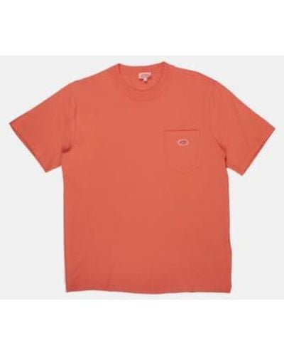 Armor Lux Pocket T Shirt - Arancione