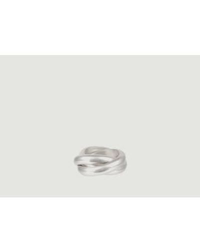 Jade Venturi Ring Lona trois anneaux - Blanc