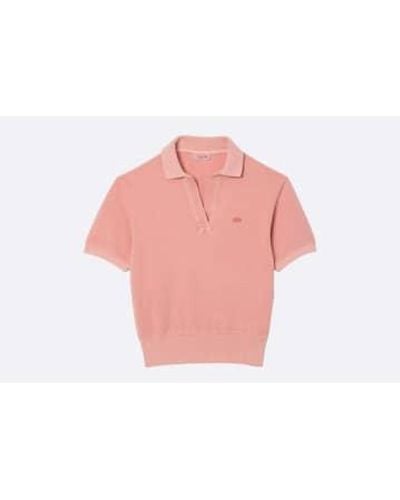 Lacoste Collar Shirt - Pink
