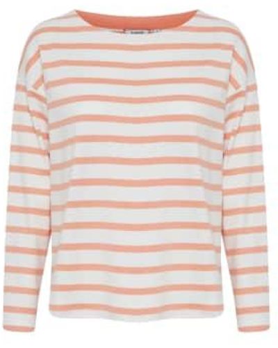 B.Young Byramsi Pullover Sunset - Blanc