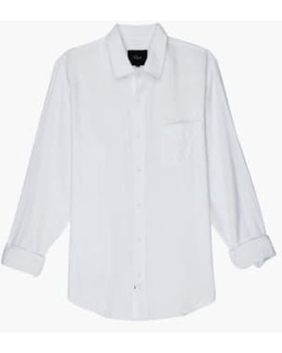 Rails Wyatt Cotton Shirt M - White