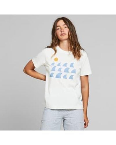 Dedicated T-shirt Rays & Waves - Blanc