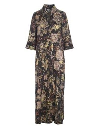 Dea Kudibal Vestido Helga Kimono - Negro