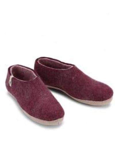Egos Bordeaux Classic Shoe Slipper 40 - Purple