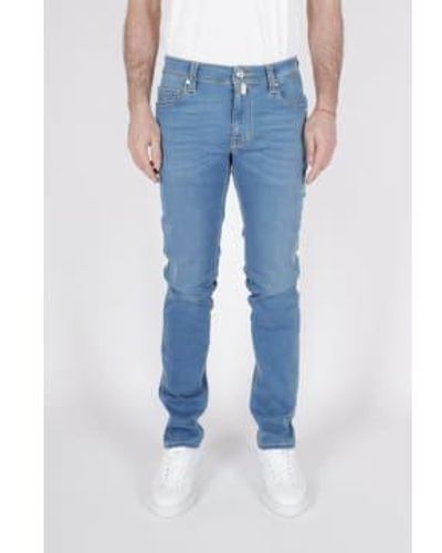 Tramarossa Light Leonardo Zip Ss Jeans 33 Long - Blue