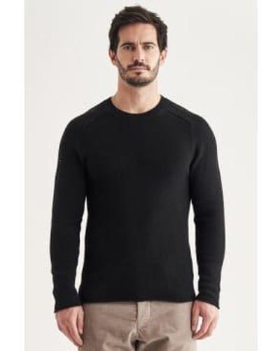 Transit Cable Virgin Roundneck Knit Black