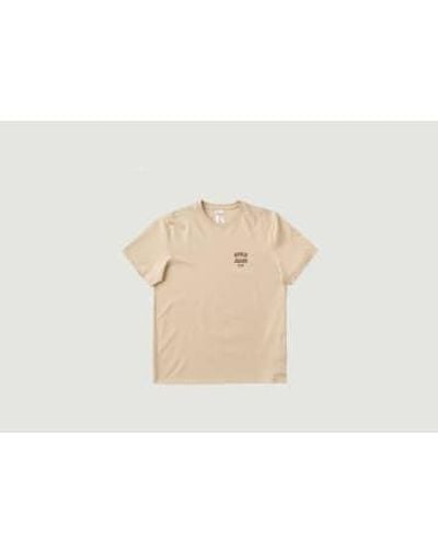 Nudie Jeans Roy Logo T Shirt In Organic Cotton - Multicolore
