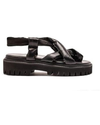 Tracey Neuls Escher Or Leather Sandals - Nero