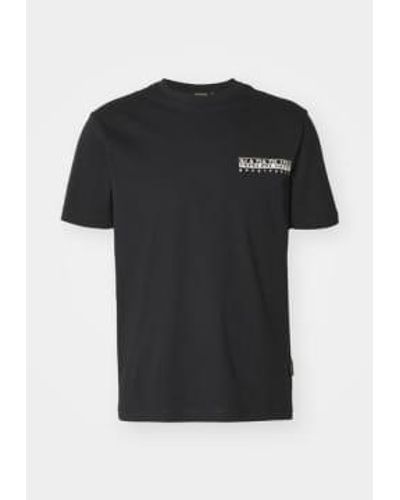 Napapijri T-shirt tahi - Noir