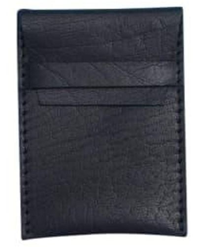 VIDA VIDA Leather Credit Card Pouch - Blue
