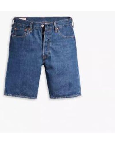Levi's Chips and dip 501 shorts légers d'origine - Bleu