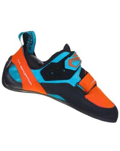 La Sportiva Zapatos katana mandarina/azul tropical