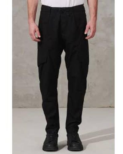 Transit Cotton Cargo Trousers Extra Small - Black