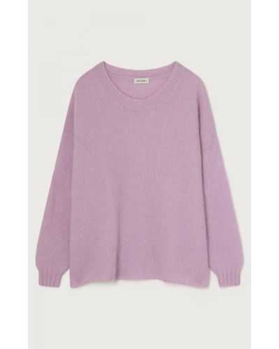 American Vintage Pinobery Loose Sweater - Purple