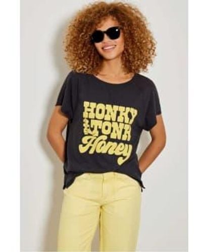 Five Jeans T-shirt honky tonk en et jaune - Multicolore