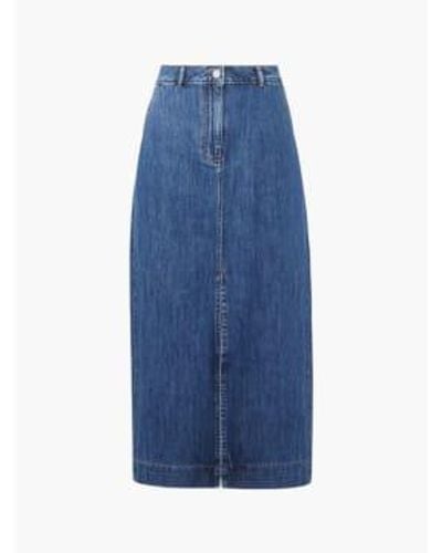 French Connection Denver Midaxi Skirt - Blue