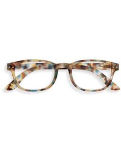 Izipizi Shape B Tortoiseshell Reading Glasses +1 - Brown