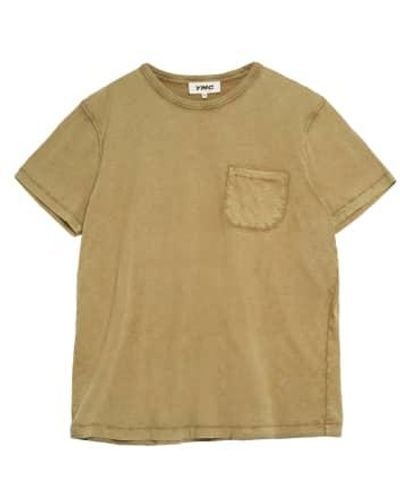 YMC Camiseta bolsillo oliva salvaje - Neutro