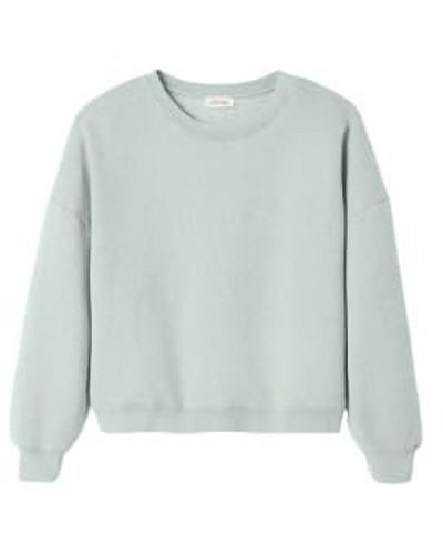 American Vintage Ikatown Sweater Ika03 Iceberg Vintage - Blu