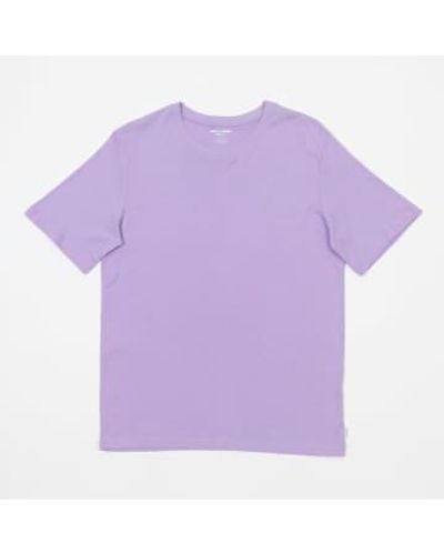 Jack & Jones Organic Cotton Basic T-shirt In - Purple