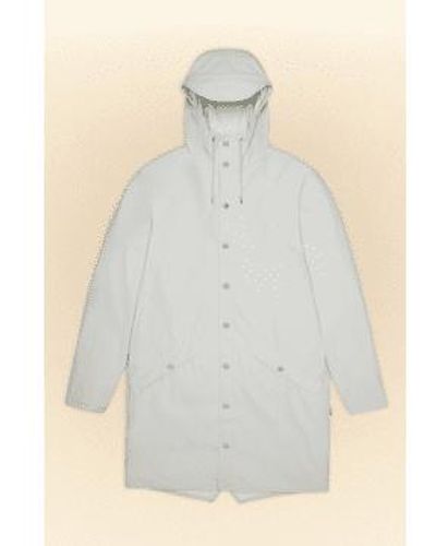Rains Ash Long Jacket - Bianco