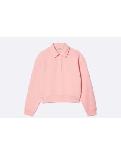 Lacoste Wmns polo neck waterlily - Pink