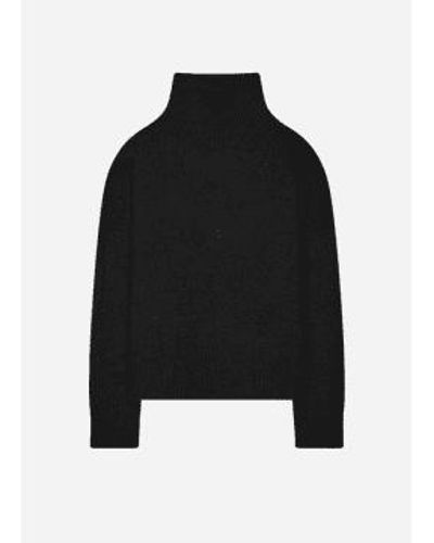 Vanessa Bruno Malo Funnel Sweater M - Black