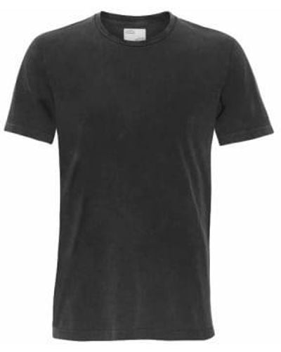 COLORFUL STANDARD Klassisches bio-t-shirt verblasst schwarz