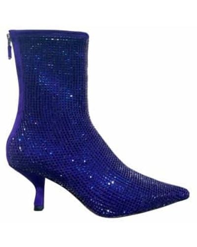 Lola Cruz 'dime' Ankle Boot / 36 - Blue