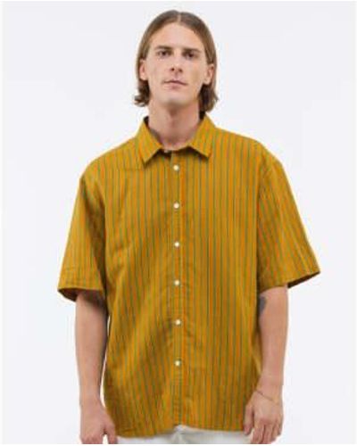 Castart Malibu Striped Shirt S - Yellow