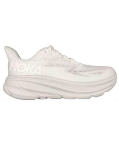 Hoka One One Clifton chaussures 9 blanche