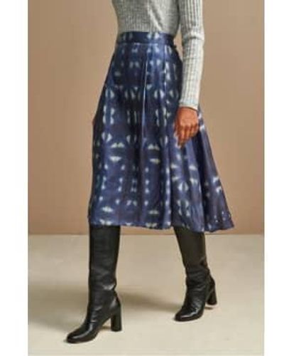 Bellerose Pacifico Print Skirt In 1 - Blu