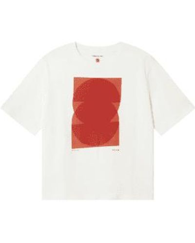 Thinking Mu T-shirt lucia art 2 - Blanc