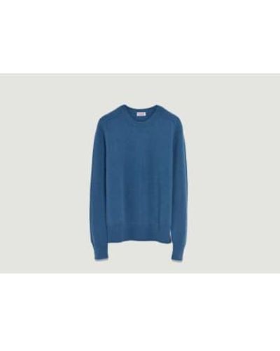 Tricot Ribbed Sweater - Blue